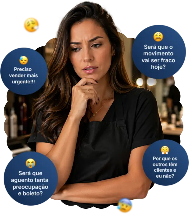 Dono de negócio local planejando crescimento